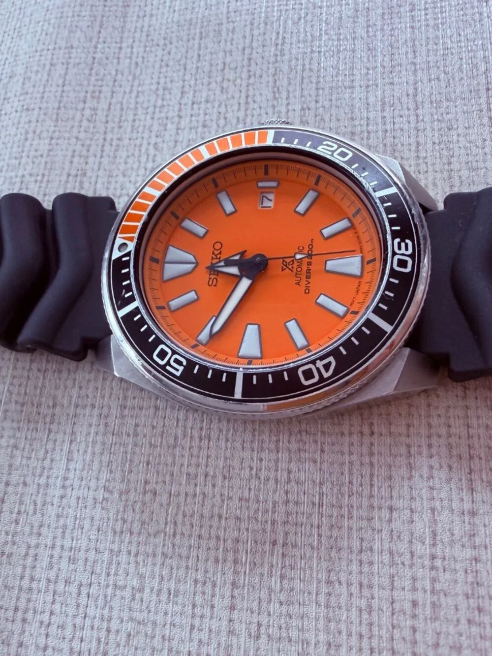 Seiko Prospex "Orange Samurai" SRPC07 – Discontinued Collector’s Piece - Picture 4 of 8